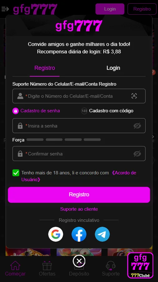 Jogador desfrutando serviço VIP em cassino online